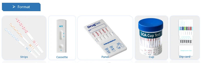Drug test panel dipcard cup Drug test panel dipcard cup